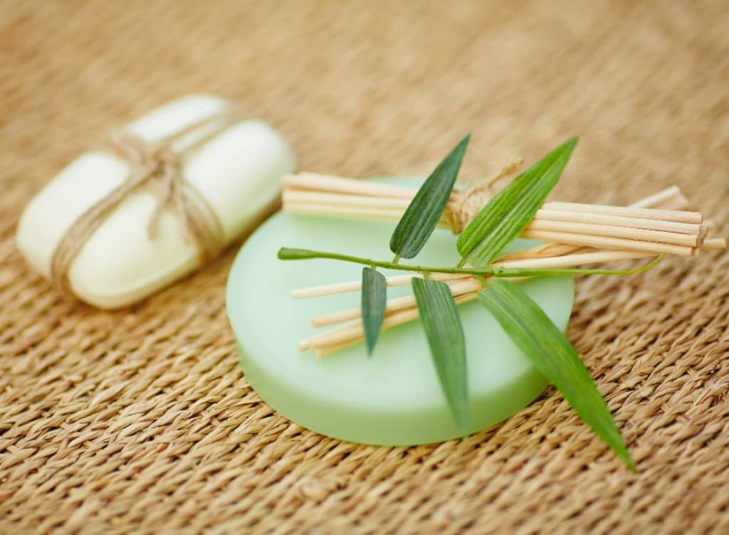 bamboo and soap